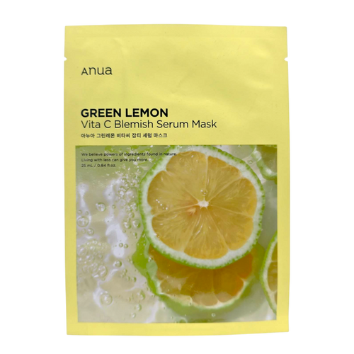 Anua Green Lemon Vita C Blemish Serum Mask