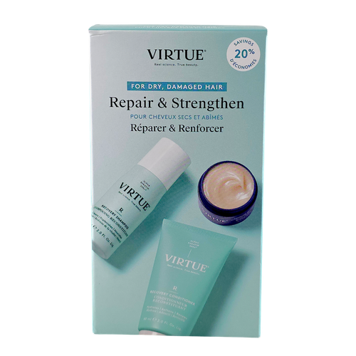 Virtue Labs Recovery Repair & Strengthen For Dry Damage Hair Kit-image1