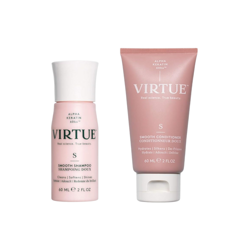 VIRTUE Labs Smooth & Silken Alpha Keratin Anti-Frizz Travel Set