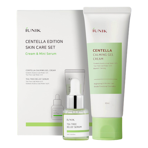 iUNIK Centella Edition Skincare Cream & Mini Serum Set-image1