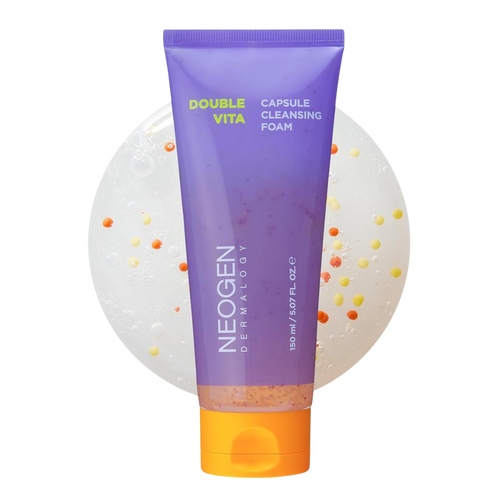 Neogen Dermalogy Double Vita Capsule Cleansing Foam Brightening Gel-to-Foam