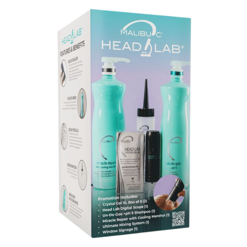 Malibu C Head Lab Intro Kit Professional Scalp Detox Digital Scope & Bonder
