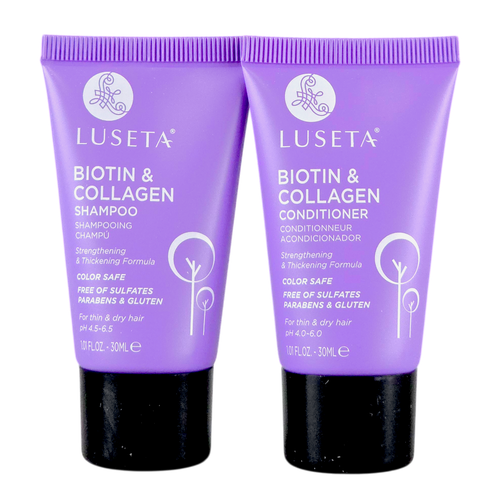 Luseta Biotin & Collagen Fortifying Shampoo & Conditioner Travel Duo-image1