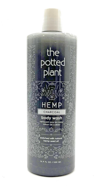 The Potted Plant Hemp Charcoal Body Wash - Detoxifying Cleanse