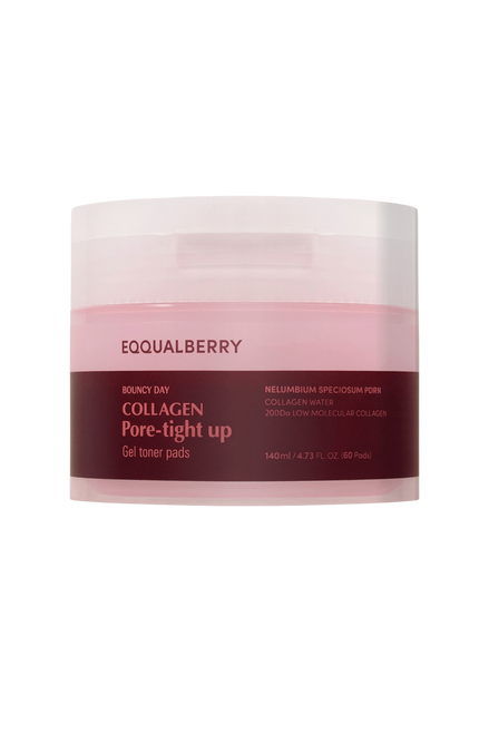 Eqqualberry Bouncy Day Collagen Pore-Tight up Gel Toner Pads