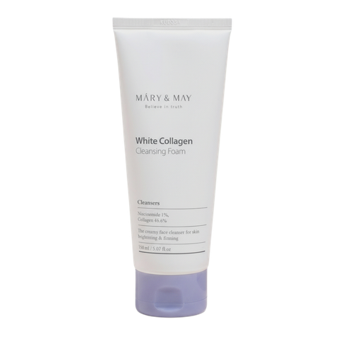 Mary & May White Collagen Cleansing Foam-image1