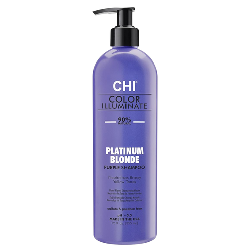 CHI Hair Care by Farouk Color Illuminate Platinum Blonde Purple Shampoo