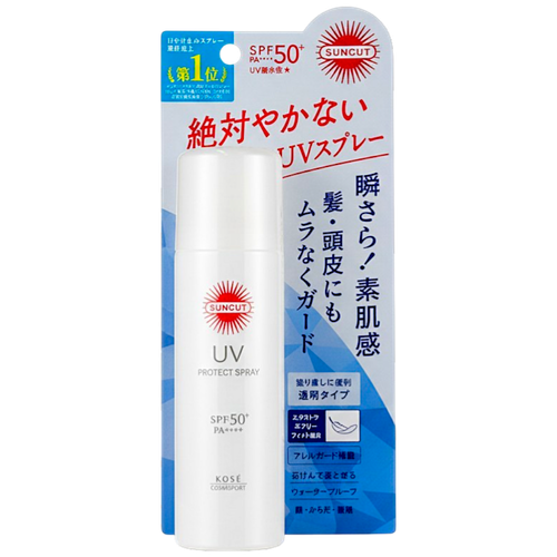 Kose Suncut UV Protect Spray Unscented SPF 50+ PA ++++-image1