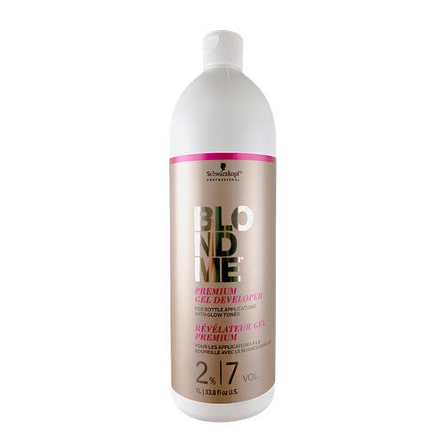 Schwarzkopf Professional Blonde Me Premium Developer Gel Formula - 2% 7 Vol  - GEL FORMULA FOR BLONDES-image1