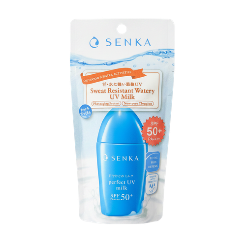 Shiseido Senka Sweat Resistant UV Milk Sunscreen SPF 50+ PA++++-image1
