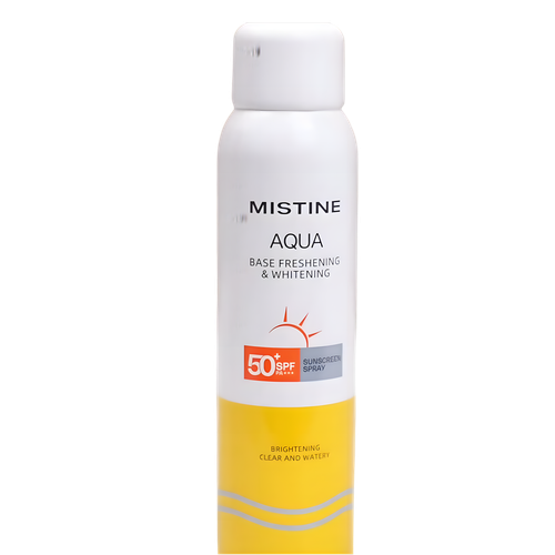 Mistine Aqua Base Freshining & Whitening Sunscreen Spray SPF50+ PA+-image1