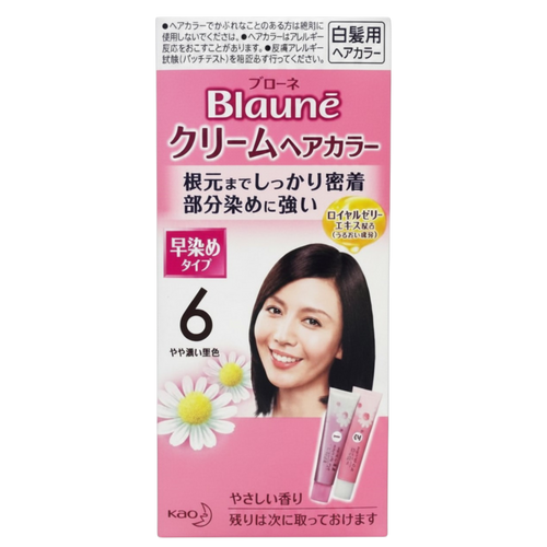 Kao Blaune Cream Type Hair Dye for White Hair