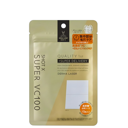 Quality 1st Derma Laser Shot X Super VC100 Facial Sheets
