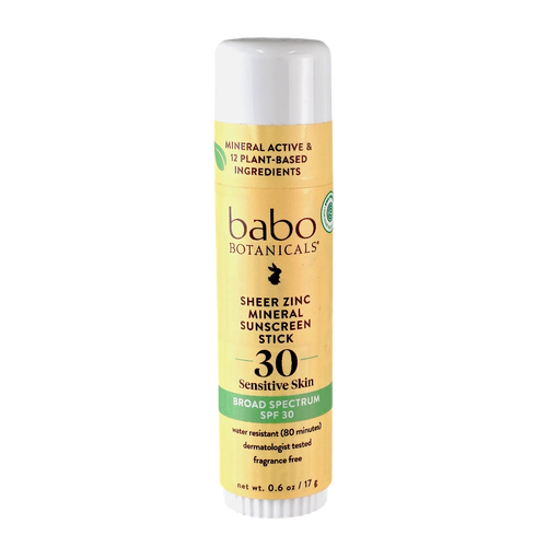 Babo Botanical Sheer Zinc Mineral Sunscreen Stick Sensitive Skin SPF 30-image1