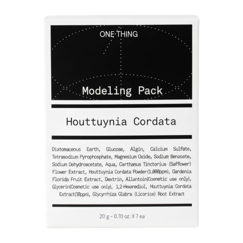 ONE THING Modeling Pack Houttuynia Cordata Face Mask-image1