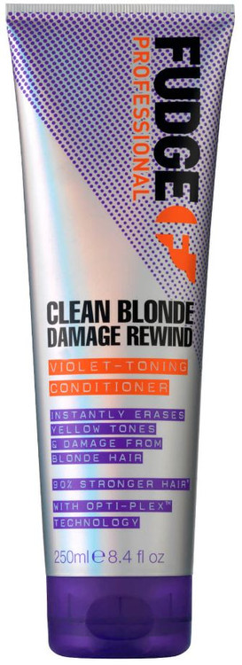 spisekammer Formen Turbine Fudge Clean Blonde Damage Rewind Violet-Toning Conditioner SleekShop.com