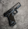 WW Custom Glock 45 Black Elite and Grey, Diamond Full Stipple DU