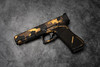 WW Custom Glock 34 M.O.S. Gold Granite, Diamond Full Stipple