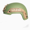Ranger Green PGD-Arch Ballistic Helmet in Cerakote GEN II NIR Coatings Tan Furniture