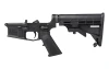 M4E1 Complete Lower Receiver w/ A2 Grip and M4 Stock - Anodized Black