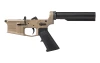 M4E1 Carbine Complete Lower Receiver w/ A2 Grip, No Stock - FDE Cerakote