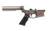 M4E1 Carbine Complete Lower Receiver w/ A2 Grip, No Stock - Kodiak Brown Anodized