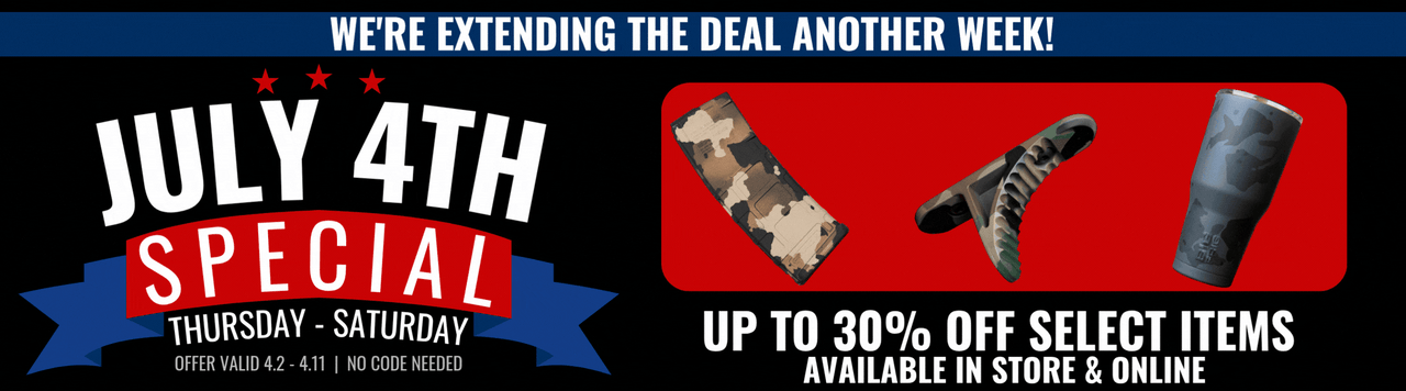 4th of July Specials - Extended through 7.11