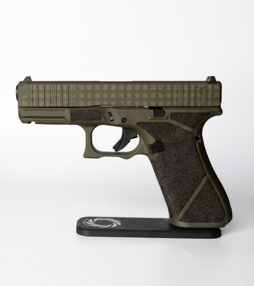 WWLLC Custom Glock G45 M.O.S. DNC, Hand Full Stipple DU WWLLC Custom Glock G45 M.O.S. DNC, Hand Full Stipple DU