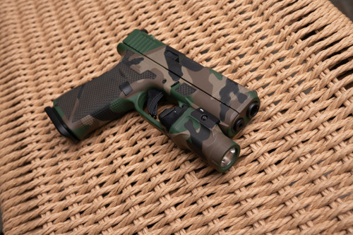 WWLLC Custom M81 Glock 43x with Diamond Stipple and Custom TLR 7 Sub W/ Double Undercut