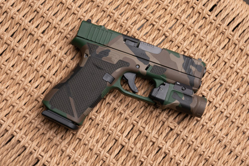 WWLLC Custom M81 Glock 43x with Diamond Stipple and Custom TLR 7 Sub W/ Double Undercut