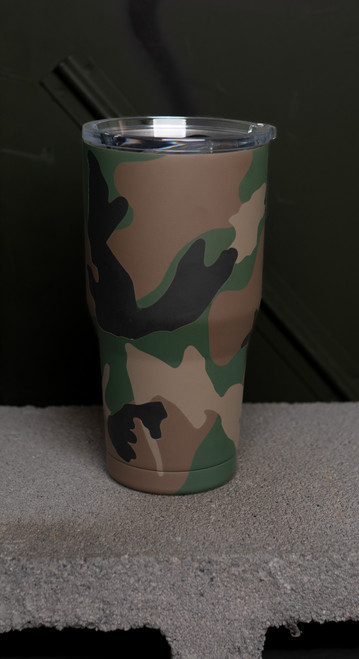 WWLLC CUSTOM TUMBLER Big Frig M81 Woodland 20oz