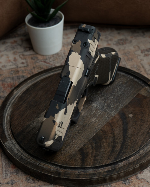 WWLLC Custom Glock 43x M.O.S. Sandstone Granite Full Diamond Stipple WWLLC Custom Glock 43x M.O.S. Sandstone Granite Full Diamond Stipple