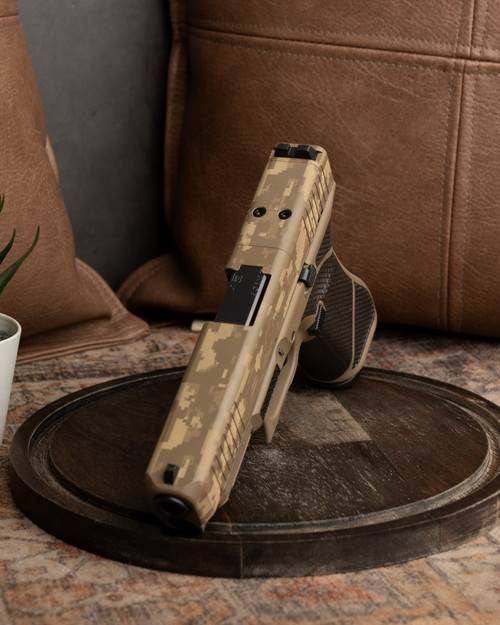 WWLLC Custom Glock 47 M.O.S. FDE Digi Camo Full Diamond Stipple WWLLC Custom Glock 47 M.O.S. FDE Digi Camo Full Diamond Stipple