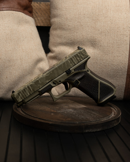 WWLLC Custom Glock 47 MOS Tiedye Full Diamond Stipple 