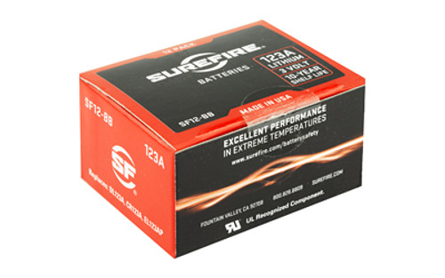 Surefire CR123A Lithium Battery 12 Pack Surefire CR123A Lithium Battery 12 Pack