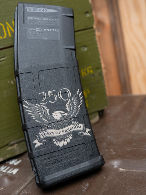 Weapon Works Custom Limited Edition 250 Years of Freedom Laser PMag