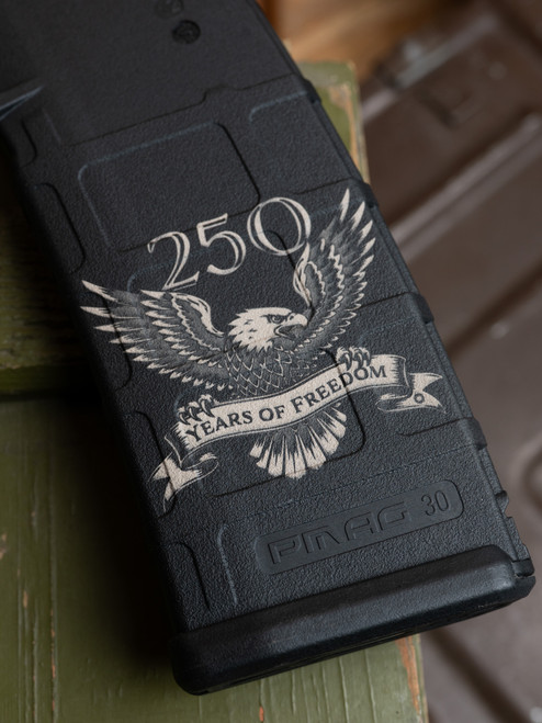 Weapon Works Custom Limited Edition 250 Years of Freedom Laser PMag
