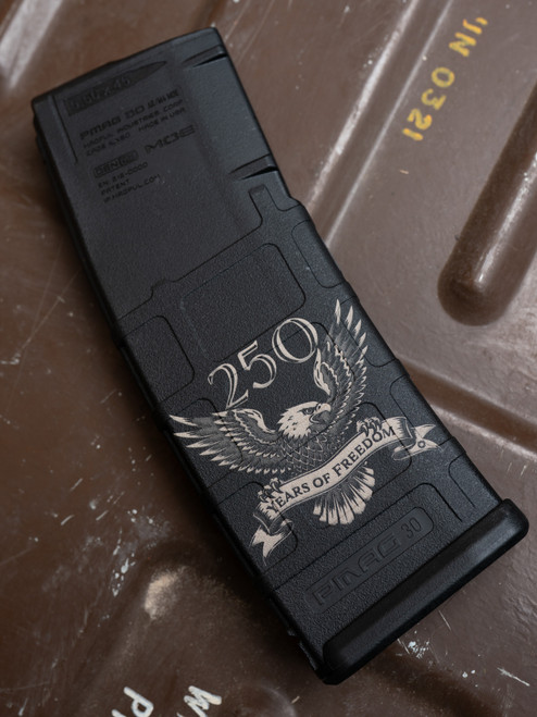 Weapon Works Custom Limited Edition 250 Years of Freedom Laser PMag