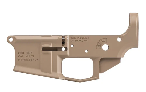 M4E1 Stripped Lower Receiver - FDE Cerakote