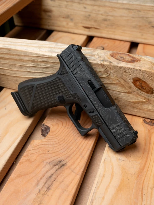 WWLLC Custom Glock 43x M.O.S. Elite Topo & Full Diamond Stipple