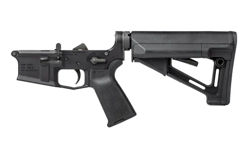 M4E1 Complete Lower Receiver w/ Magpul™ MOE and STR - Anodized Black