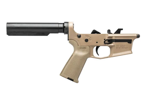 EPC-9 Carbine Complete Lower FDE Cerakote, No Stock