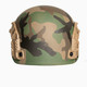 M81 PGD-Arch Ballistic Helmet in Cerakote GEN II NIR Coatings Tan Furniture