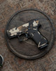 WWLLC Custom Glock 43x M.O.S. Sandstone Granite Full Diamond Stipple