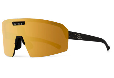 Havok Black Polarized Gold Mirror lenses