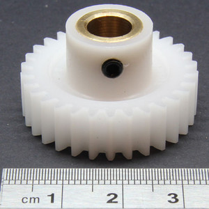 1.0 Mod Spur Gear,  30 T, 8mm Bore and Setscrew