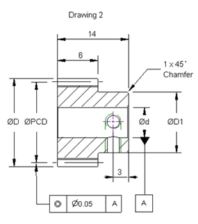 0.8 MOD Gear drawing type 2