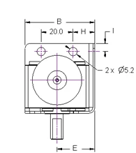 Worm Gearbox Gearmotor Stand Dimensions