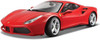 Bburago Ferrari Race & Play Ferrari 458 Italia 1/24 Model Car B18-26003
