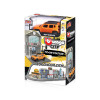 Bburago Street Fire Bburago City Train Station Incl. 1 Car 1/43 Toy B18-31505